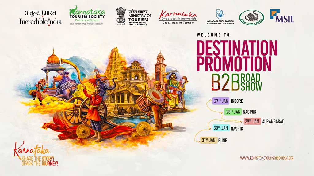 Karnataka Tourism Central India B2B Roadshow 2026